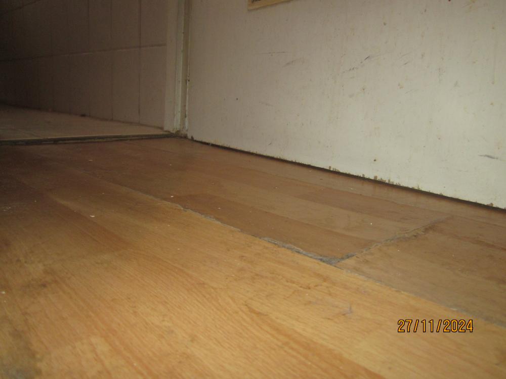 thumbs/WasserschadenVonUnten.Flurlaminatbersten.SchwelleZumBadKaumGeschwollen.DortNachFrueherenPutzueberschwemmungenGanzeLaminatplattenGewelltUndPlattenInsgesamtLeichtAbgehoben.26112024.JPG.JPG.jpg